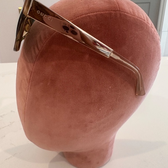 GUCCI FLORA Gold Mirrored Lens Sunglasses